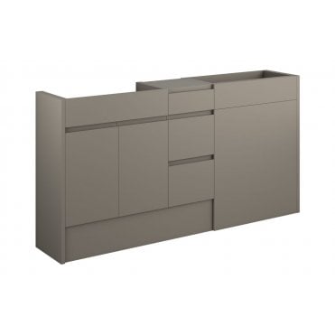 Ravenna 1536mm Standard Basin  WC and 3 Drawer Unit Pack (Choose finish)