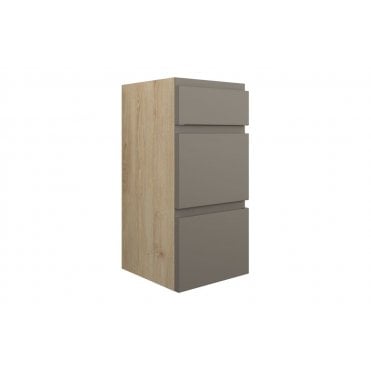 Ravenna 300mm Standard 3 Drawer Unit (Choose finish)