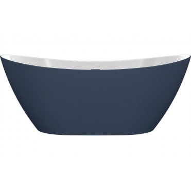Rieta Freestanding 1700x780x670mm Bath - Matt Blue