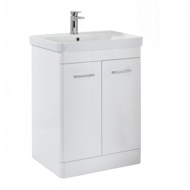 Rossini 800mm 2 Door Floor Standing Vanity Unit With Basin