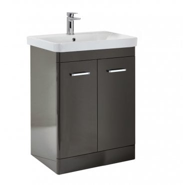 Rossini 800mm 2 Door Floor Standing Vanity Unit With Basin