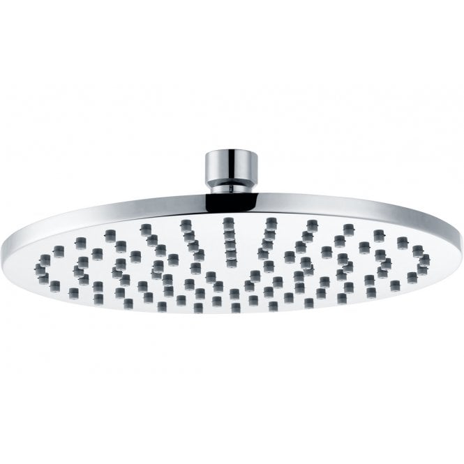 Plumb Warehouse Round Brass Showerhead - Chrome
