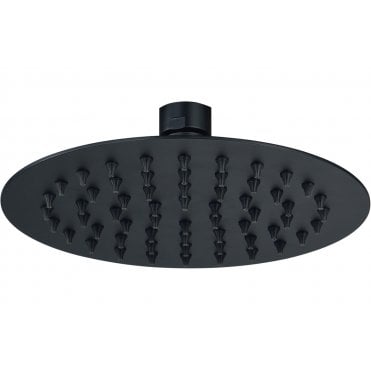 Round Showerhead - Matt Black (Choose Size)