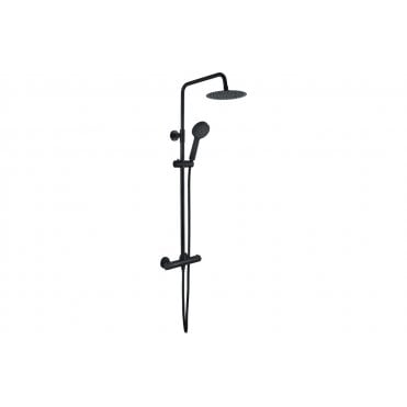 Round Thermostatic Bar Mixer with Riser Kit