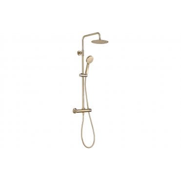 Round Thermostatic Bar Mixer with Riser Kit