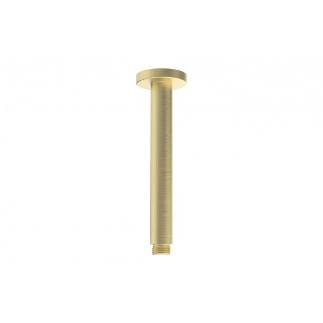 Plumb Warehouse Salarna 180mm Round Ceiling Arm - Brushed Brass