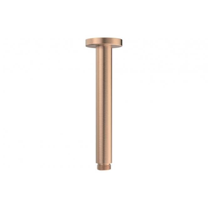 Plumb Warehouse Salarna 180mm Round Ceiling Arm - Brushed Bronze