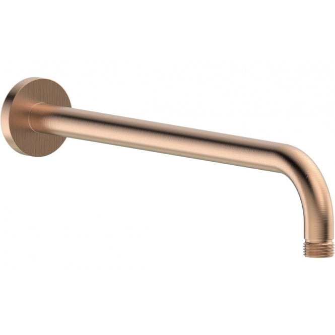 Plumb Warehouse Salarna 320mm Round Shower Arm - Brushed Bronze