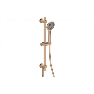 Salarna Round Riser Rail Kit with Elbow & 3 Mode Handset