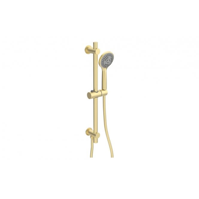Plumb Warehouse Salarna Round Riser Rail Kit with Elbow & 3 Mode Handset