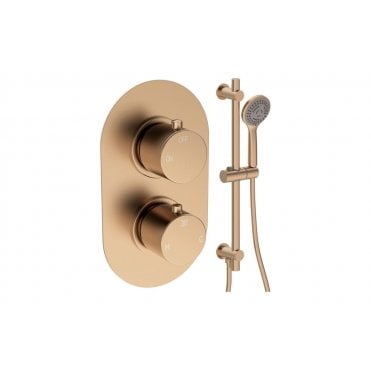 Salarna Round Shower Valve & Kit Pack 2