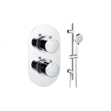 Salarna Round Shower Valve & Kit Pack 2