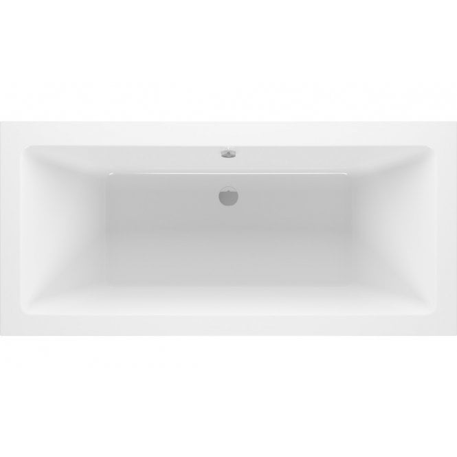 Plumb Warehouse San Remo Square Double Ended Bath & Legs - 4 Sizes