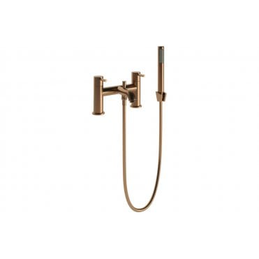 Sarna Bath/Shower Mixer & Bracket - Brushed Bronze
