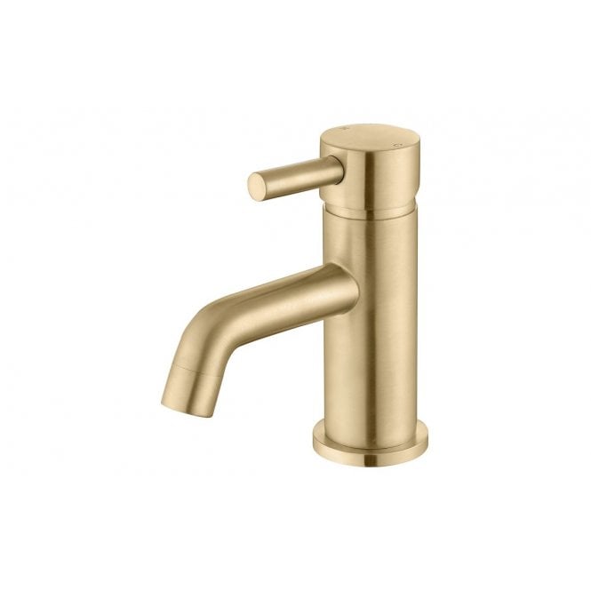 Plumb Warehouse Sarna Cloakroom Basin Mixer & Waste - Brushed Brass