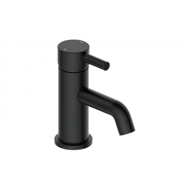 Sarna Cloakroom Basin Mixer & Waste - Matt Black