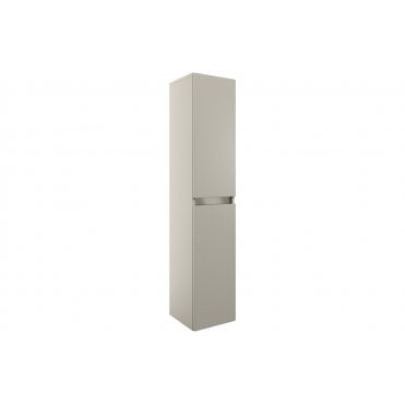 Senigallia 300mm 2 Door Wall Hung Tall Unit - Latte