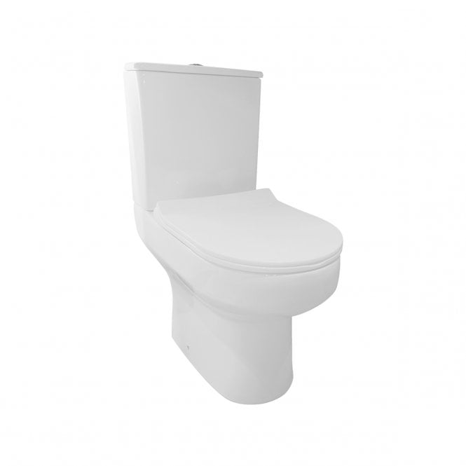 Plumb Warehouse Spa Open Back Close Coupled Toilet With Cistern And Cistern And Soft Close Seat