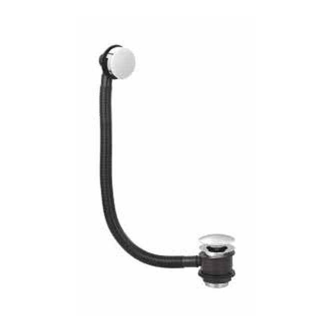 Plumb Warehouse  Sprung Plug Bath Waste - Chrome