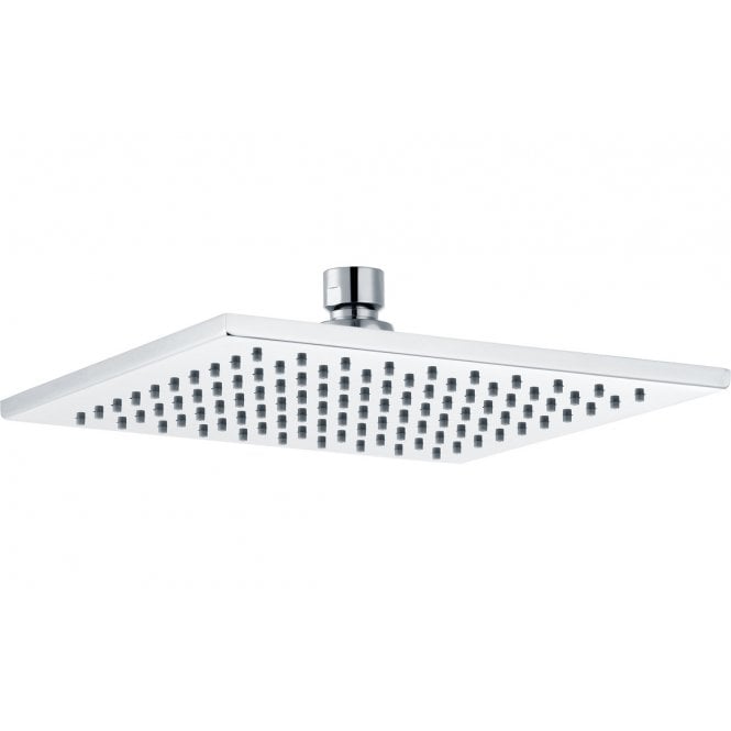Plumb Warehouse Square Brass Showerhead - Chrome