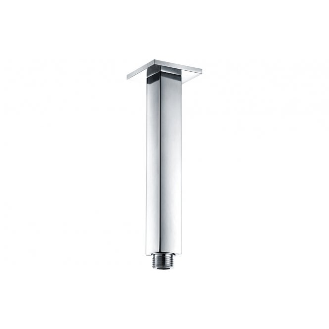 Plumb Warehouse Square Ceiling Arm 180mm - Chrome