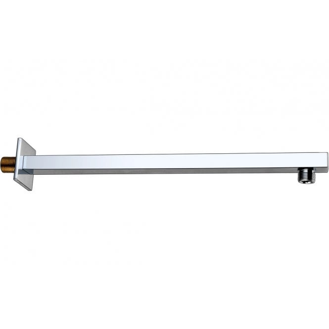 Plumb Warehouse Square Shower Arm 300mm - Chrome