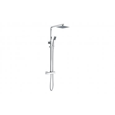 Square Thermostatic Bar Mixer with Riser Kit