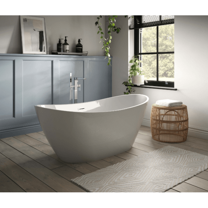 Plumb Warehouse  Sulis Double Ended Bath - 1800mm x 800mm - White