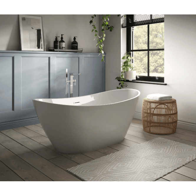 Plumb Warehouse  Sulis Double Ended Freestanding Bath - 1700mm x 780mm - White