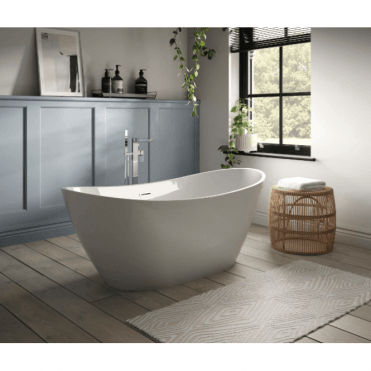 Plumb Warehouse Sulis Double Ended Freestanding Bath - 1700mm x 780mm - White
