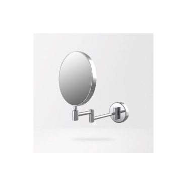 Terni Round Cosmetic Mirror - Chrome