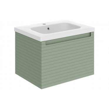 Terni Wall Hung 1 Drawer Basin Unit & Basin (Choose Size and Finish)