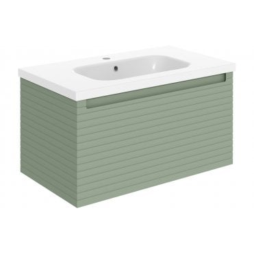 Terni Wall Hung 1 Drawer Basin Unit & Basin (Choose Size and Finish)