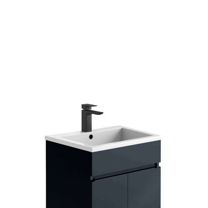 Plumb Warehouse Thin Gloss White 1 Tap Hole Vanity Basin (Select Size)