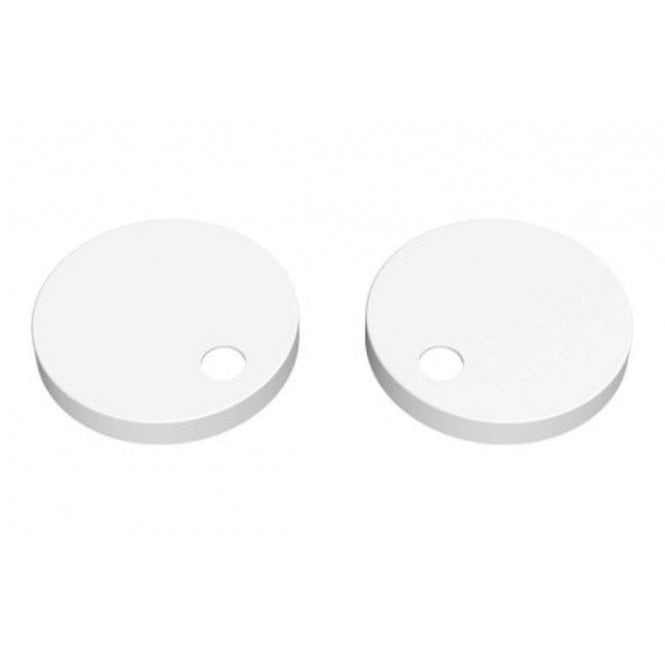 Plumb Warehouse Toilet Seat Cover Caps - White