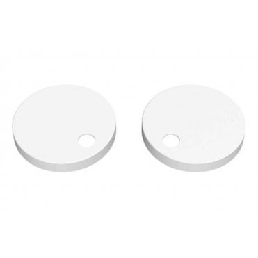 Toilet Seat Cover Caps - White