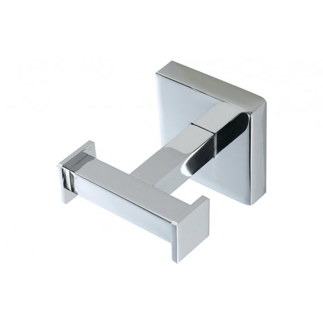 Plumb Warehouse Tortona Double Robe Hook - Chrome