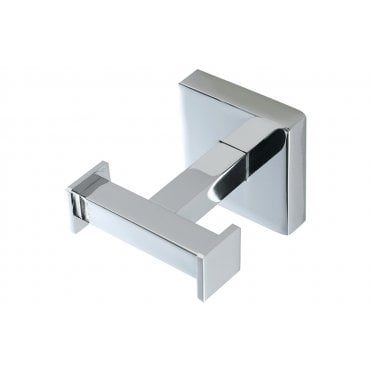 Tortona Double Robe Hook - Chrome