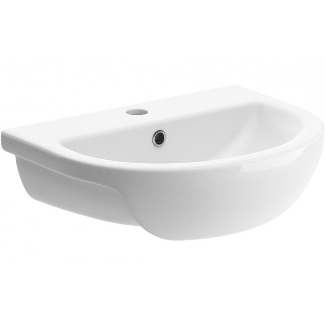 Plumb Warehouse Toscana 500x390mm 1 Tap Hole Semi Recessed Basin