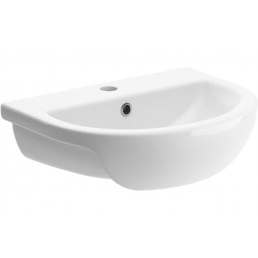 Toscana 500x390mm 1 Tap Hole Semi Recessed Basin