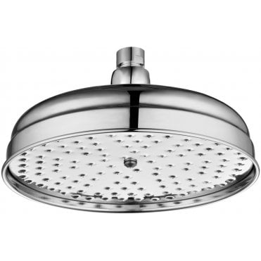 Traditional 200mm Round Shower Head - Chrome