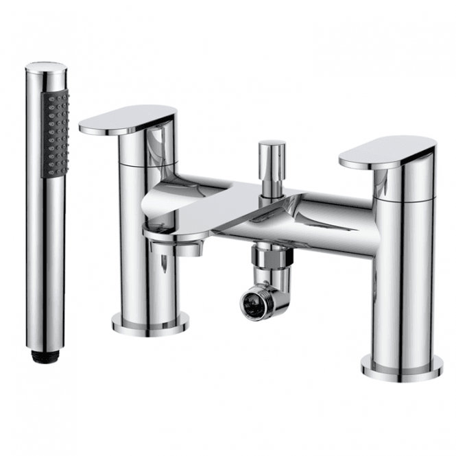 Plumb Warehouse  True Bath Shower Mixer with hose and handset - Chrome