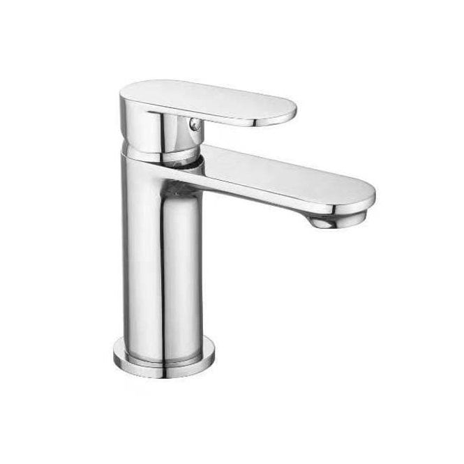 Plumb Warehouse  True Monobloc Basin Mixer Tap with Sprung Plug Waste - Chrome