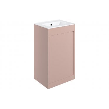 Ubino 510mm Floor Standing Unit Inc. Basin - Matt Antique Rose