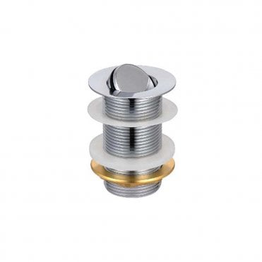 Plumb Warehouse Unslotted Flip Basin Waste - Chrome