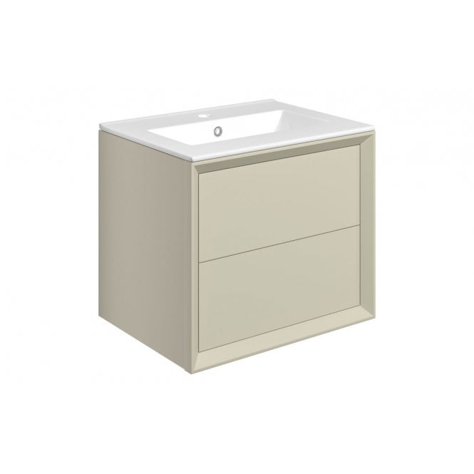 Plumb Warehouse Venetti Wall Hung 2 Drawer Basin Unit & Basin (Select size and finish)