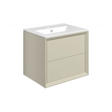 Venetti Wall Hung 2 Drawer Basin Unit & Basin (Select size and finish)