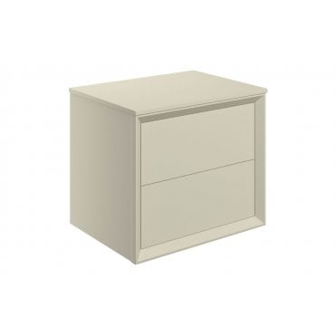 Venetti Wall Hung 2 Drawer Basin Unit & Top (Select size and finish)
