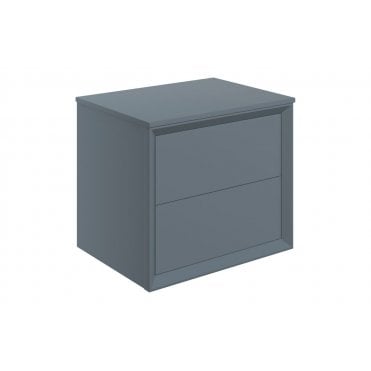Venetti Wall Hung 2 Drawer Basin Unit & Top (Select size and finish)