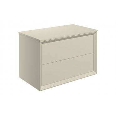 Venetti Wall Hung 2 Drawer Basin Unit & Top (Select size and finish)